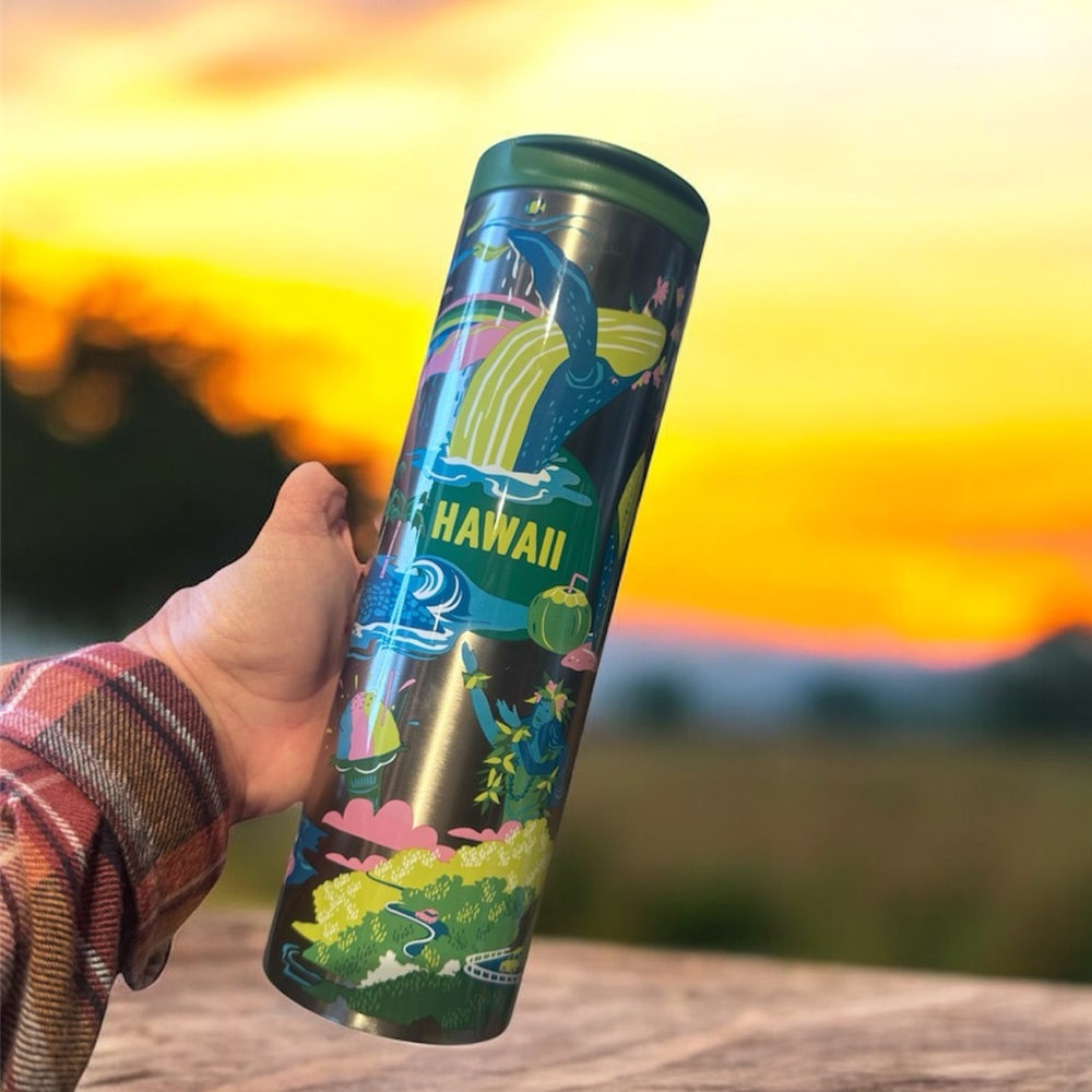 NEW Starbucks DISCOVERY SERIES HAWAII Insulated Stainless Steel 16oz Tumbler
